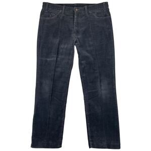 Vintage 90s Levi’s 515 Black Corduroy Pants USA Made Bootcut Hemmed - W38